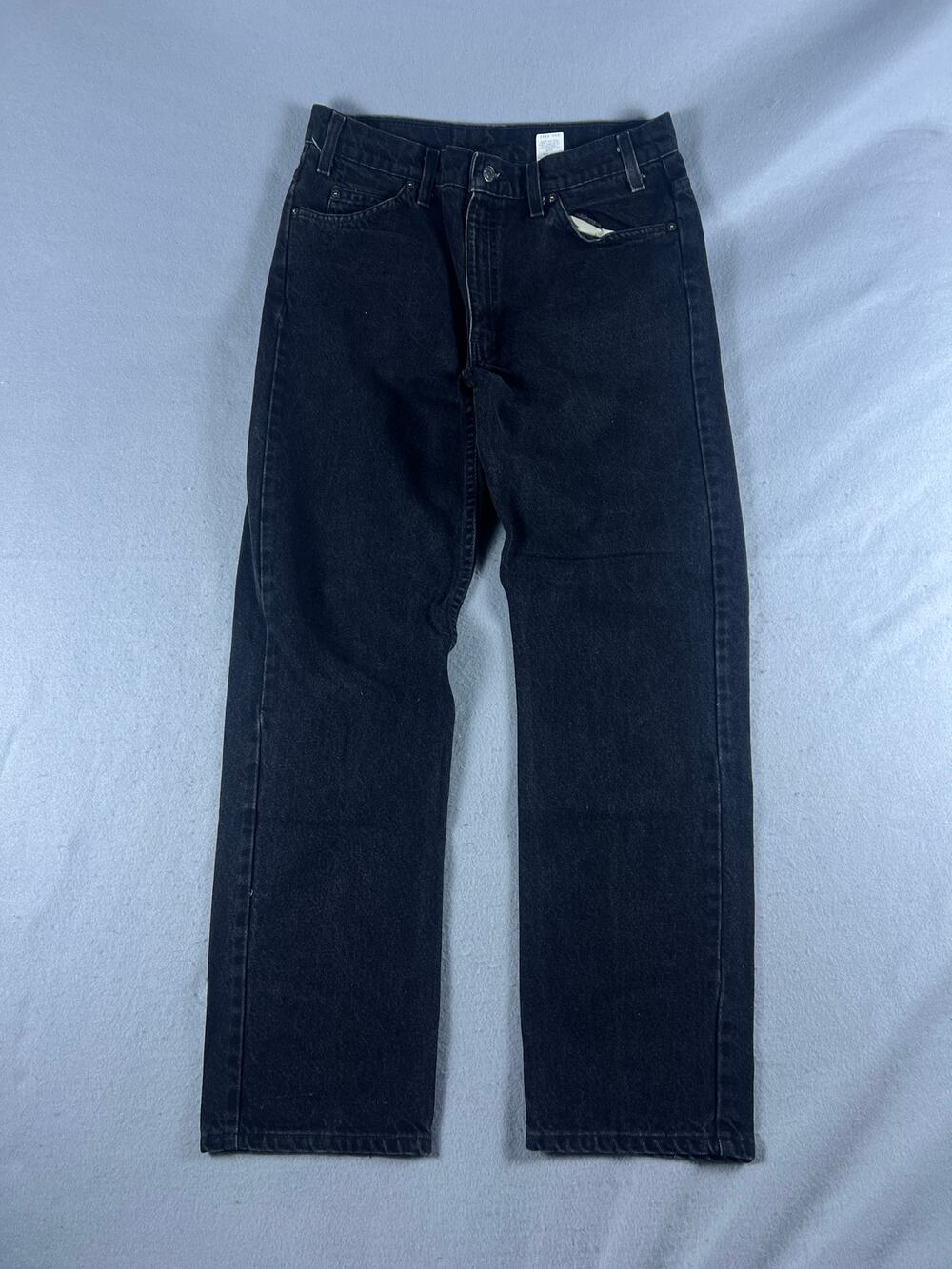 Vintage Levi's 505 orange tab Jeans Men 36x30 Black Straight Leg Regular Fit